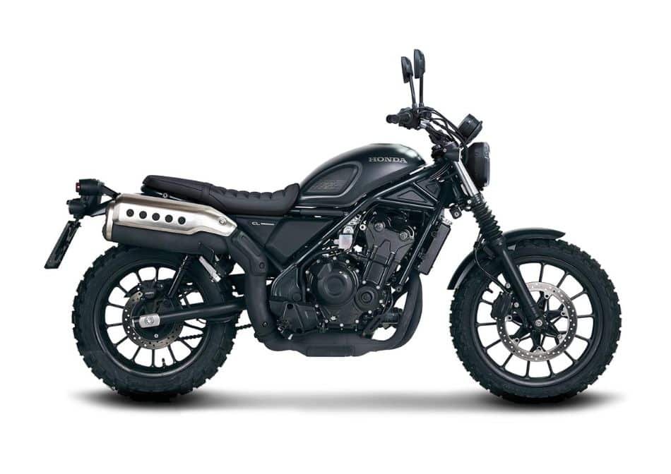 Honda CL500 motorbike hire in Thailand, scrambler-style motorcycle for city and adventure touring